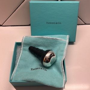 Tiffany Elsa Peretti Silver Thumbprint Bottle stopper